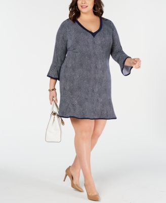 macys michael kors plus size dresses