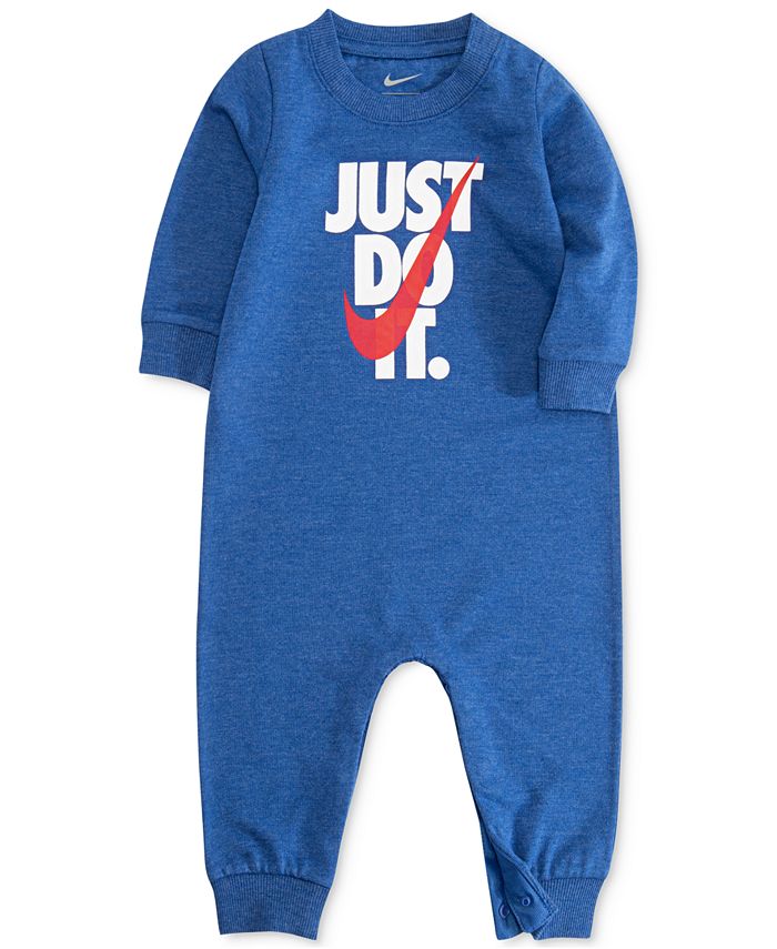 Nike Baby Boys Just Do It Graphic Coverall - Macy's