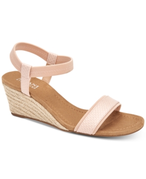 size 6.5 Alfani Womens Gillee Fabric Open Toe Casual Ankle Strap Sandals