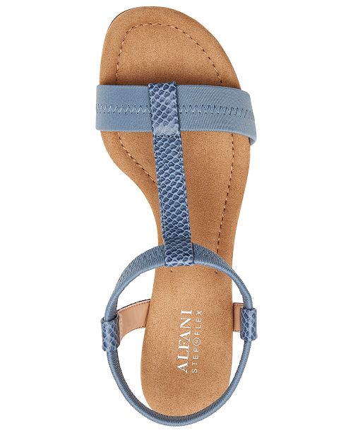 Alfani Women S Step N Flex Voyage Wedge Sandals Created For Macy S Reviews Sandals Flip Flops Shoes Macy S