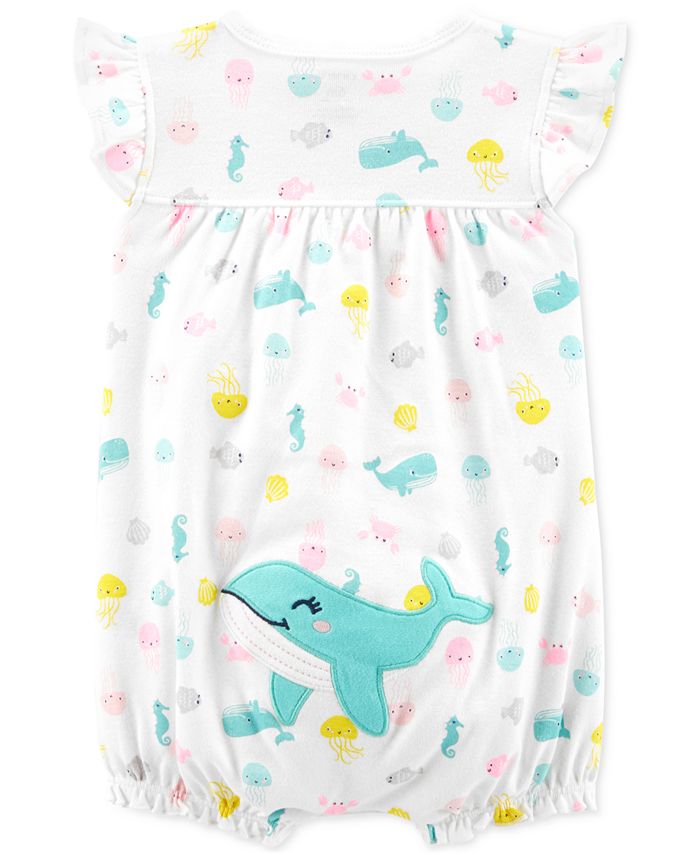Whale romper shop