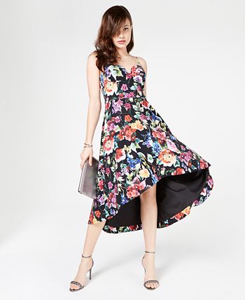 Aidan mattox floral dress store