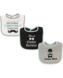 Drooler Bibs, 3-Pack, One Size