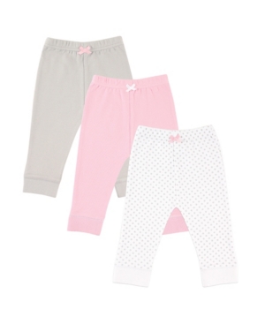 Luvable Friends Tapered Ankle Pants 3-Pack 0-24 Months