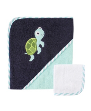 Luvable Friends Hooded Towel with Washcloths One Size