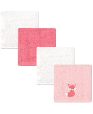 Luvable Friends Washcloths 4-Pack One Size