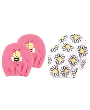 Luvable Friends Basic Scratch Mittens 2-Pack 0-6 Months