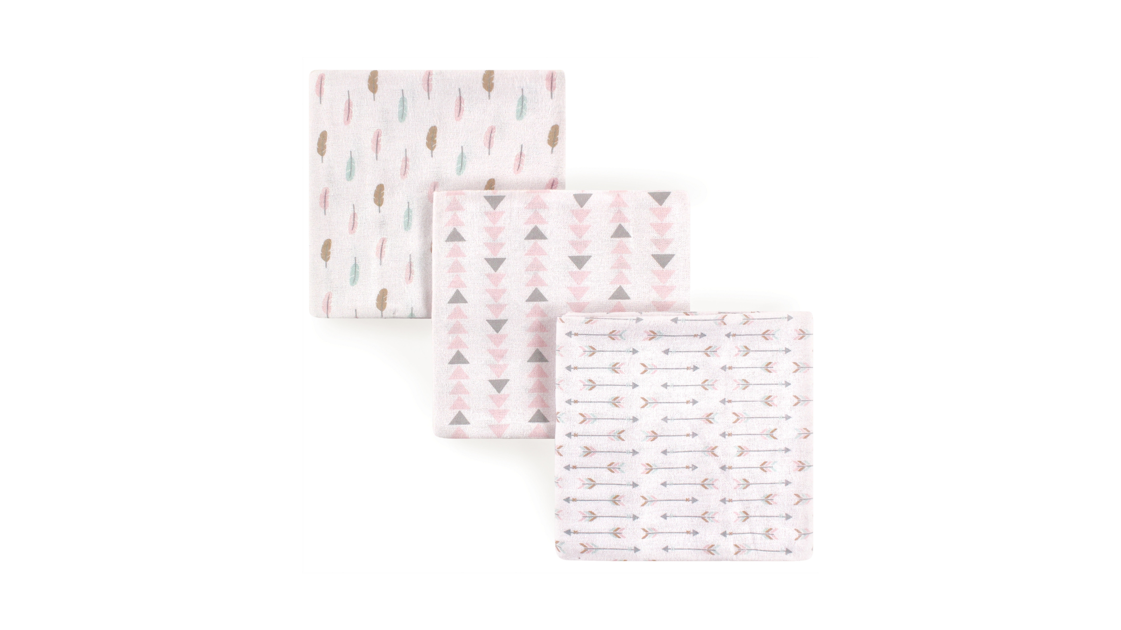 Luvable Friends Baby Cotton Flannel Receiving Blankets, Sheep, One Size