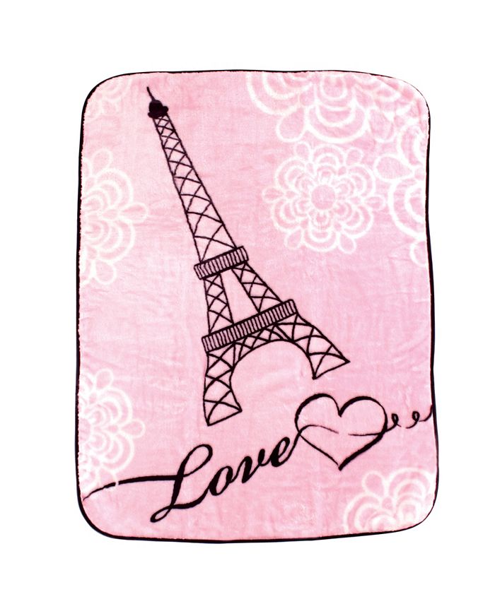Luvable Friends High Pile Blanket, Paris, One Size Macy's