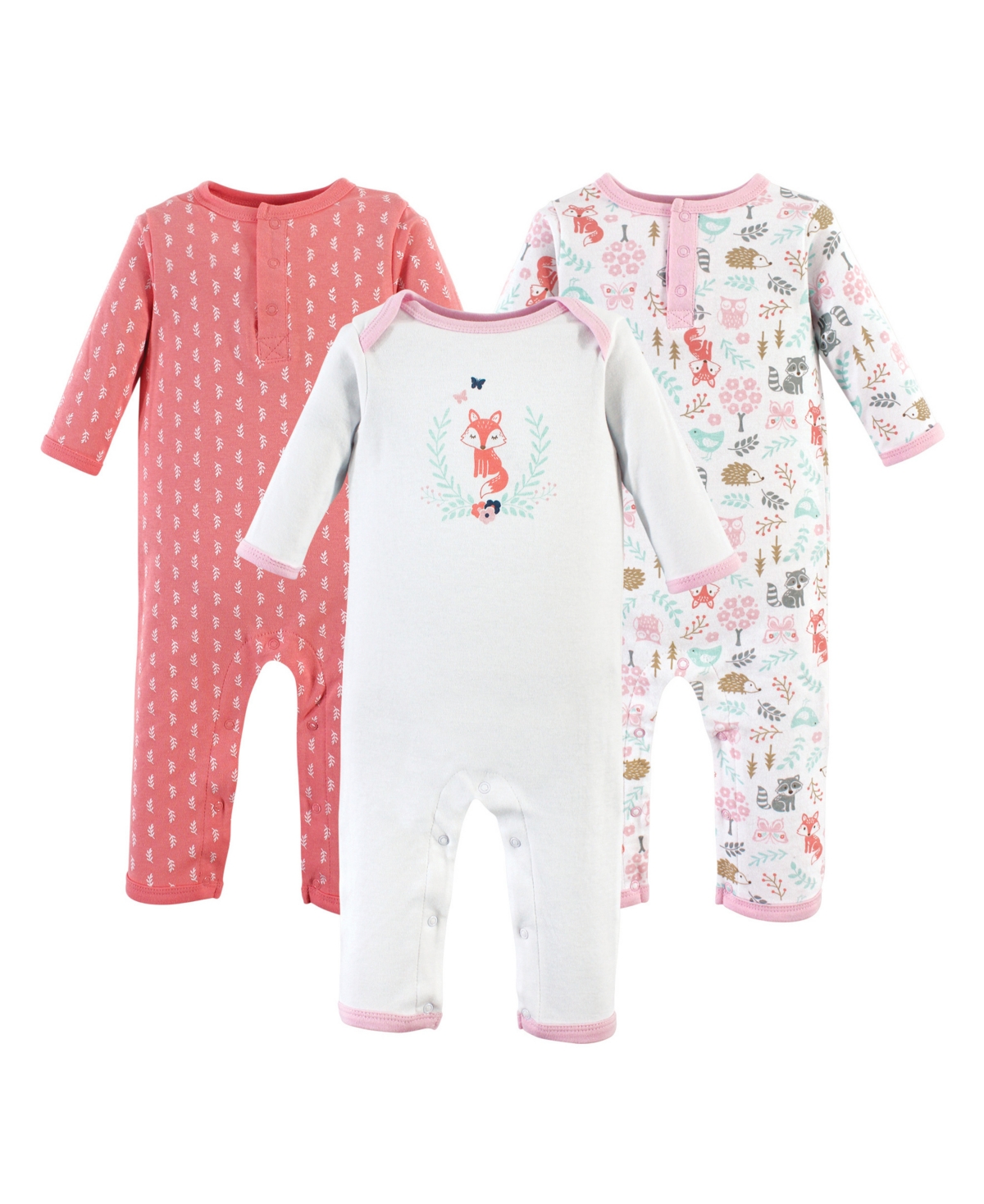 Hudson Baby Baby Boys Hudson Cotton Coveralls 3pk, Classic Car