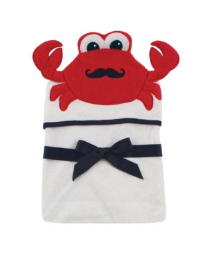 Hudson Baby Animal Face Hooded Towel One Size