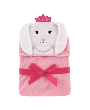 Hudson Baby Animal Face Hooded Towel One Size