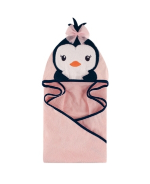 Hudson Baby Animal Face Hooded Towel One Size