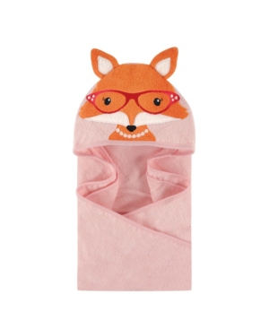 Hudson Baby Animal Face Hooded Towel One Size