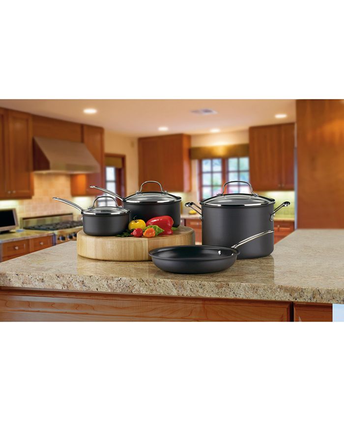 Cuisinart NonStick Hard Anodized 7Pc. Cookware Set Macy's