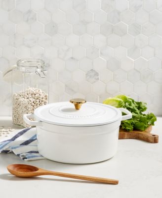 Martha Stewart Collection - Enameled Cast Iron Ombr&eacute; Round 6-Qt. Dutch Oven