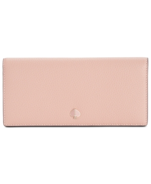 KATE SPADE KATE SPADE NEW YORK POLLY BIFOLD CONTINENTAL LEATHER WALLET