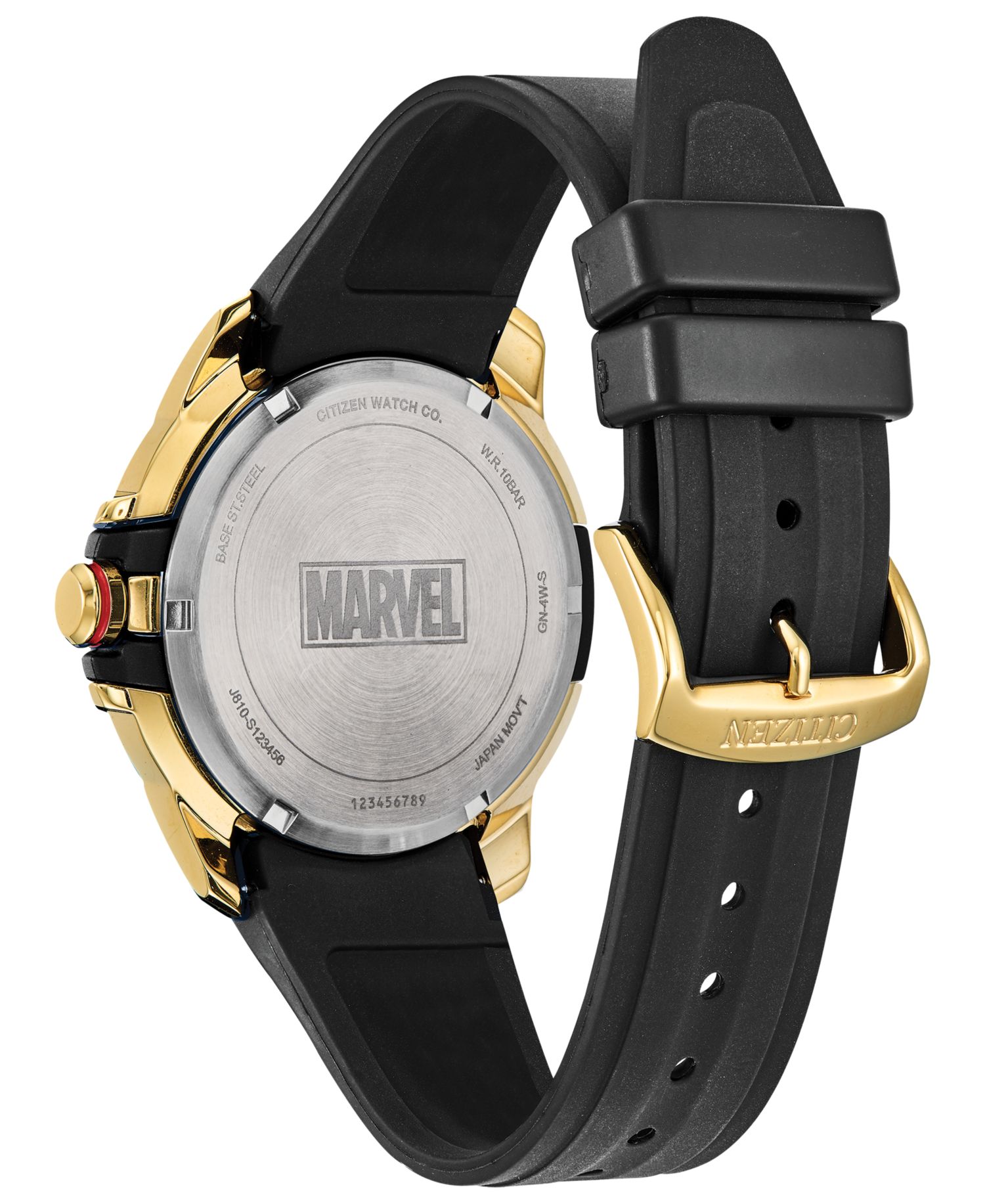 Avengers Black Strap Watch 45mm