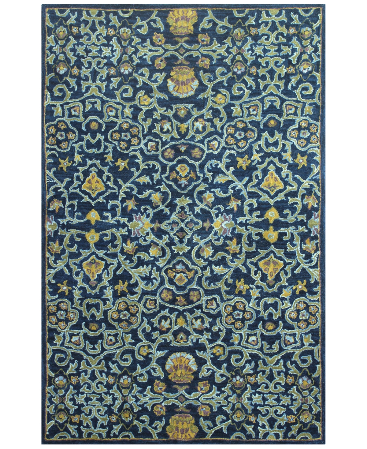 Bb Rugs Dijay Djy-131Area Rug - Navy