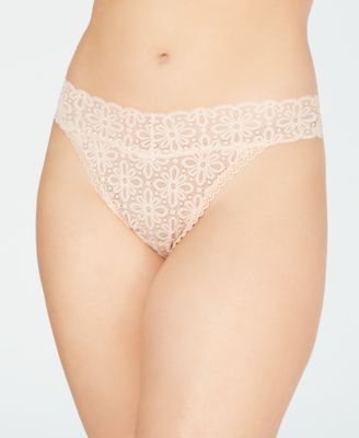 plus size lace thong panties