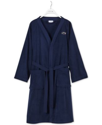 Logo Patch 100% Cotton Pique Bath Robe