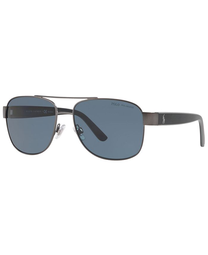 Polo Ralph Lauren Polarized Sunglasses, PH3122 59 - Macy's