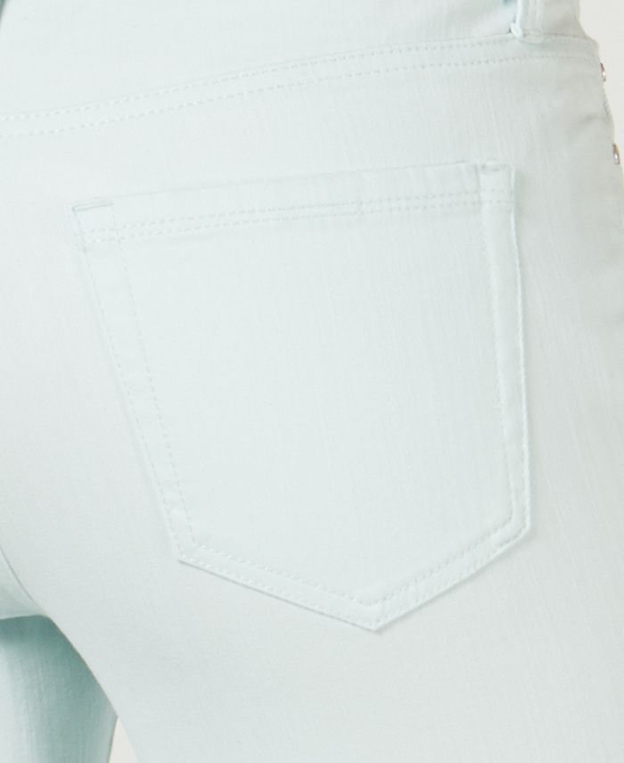 Charter Club Bristol Eyelet-Hem Skinny Jeans, Created for Macy's ...