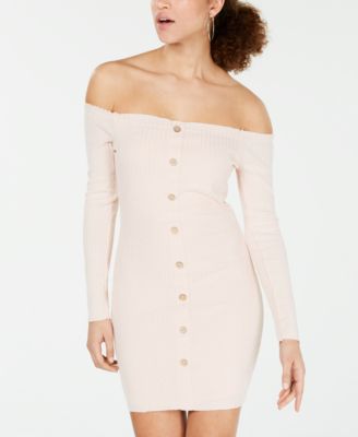 macy's off the shoulder dress