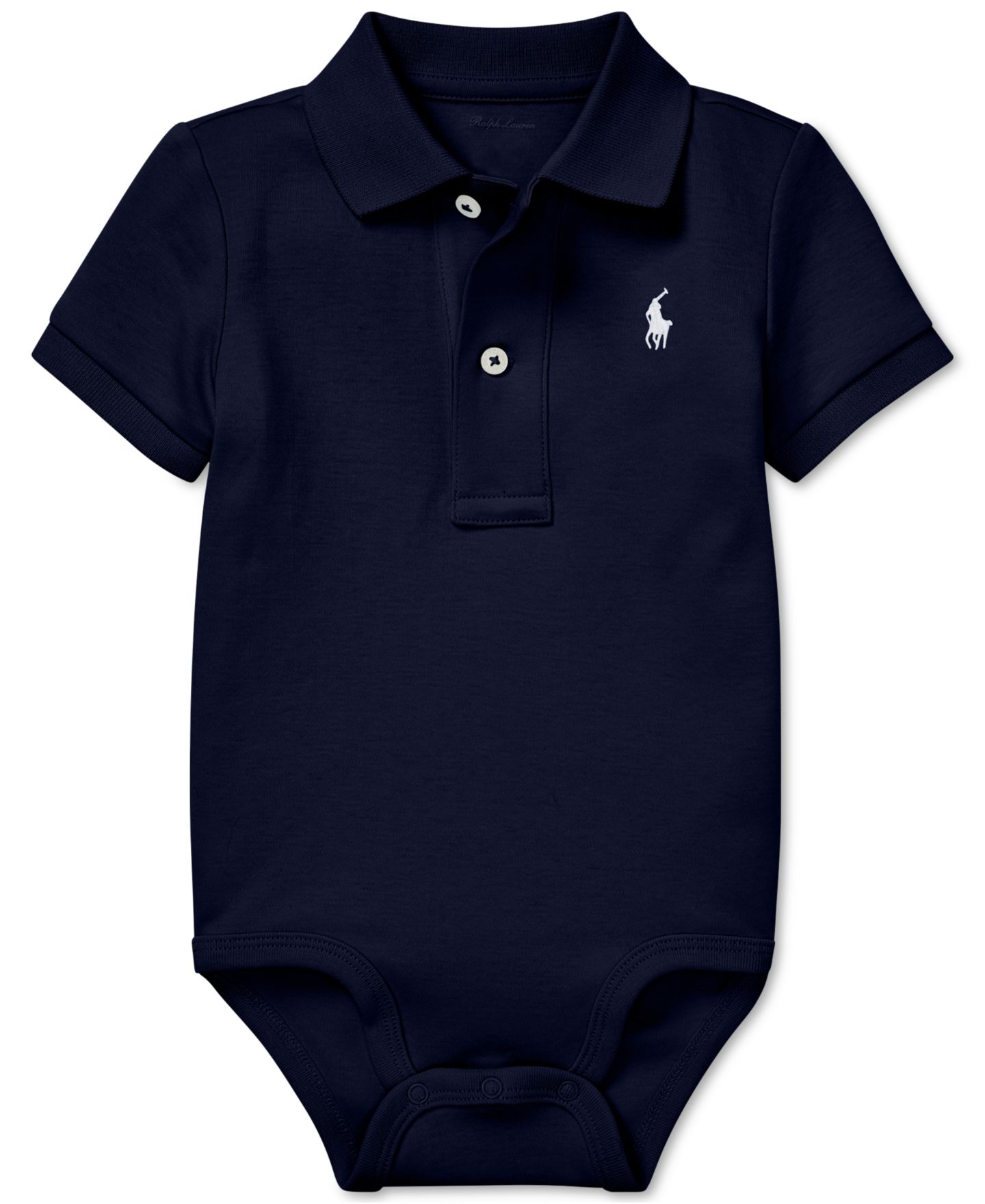 Боди Interlock, хлопок — Polo Ralph Lauren, цвет: Тёмно-синий — фото 1