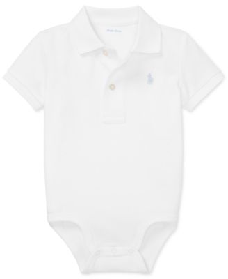 Polo Ralph Lauren Baby Boys Cotton Interlock Bodysuit - White 35$