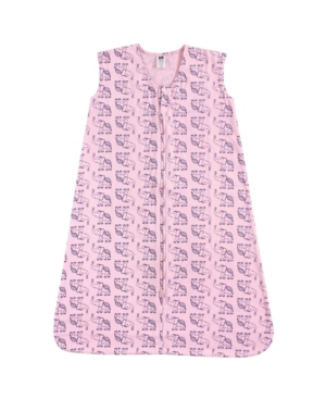 Hudson Baby Baby Girls and Baby Boys Safe Sleep Wearable Jersey Sleeping Bag 1-Pack