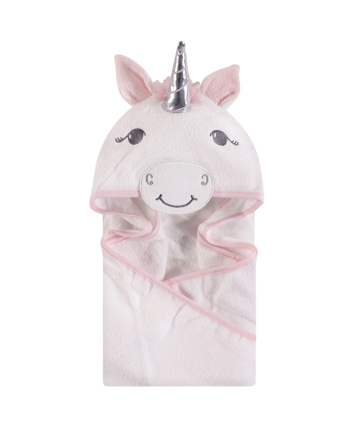 Hudson Baby Girls Adorable Animal-Themed Cotton Hooded Towel