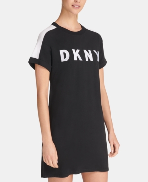 DKNY SPORT LOGO T-SHIRT DRESS, CREATED FOR MACY'S 
