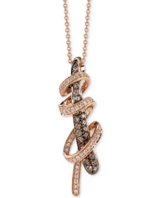 chocolate diamond necklace le vian