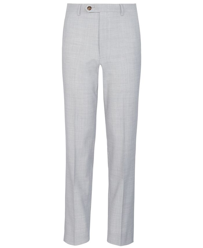 Lauren Ralph Lauren Big Boys Stretch Light Gray Suit Pants - Macy's