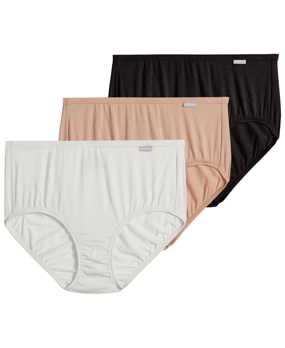 JOCKEY ELANCE SUPERSOFT 3 PACK COTTON BRIEF UNDERWEAR 2073 