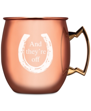 Thirstystone By Cambridge Derby "and They're Off" Copper Moscow Mule Mug