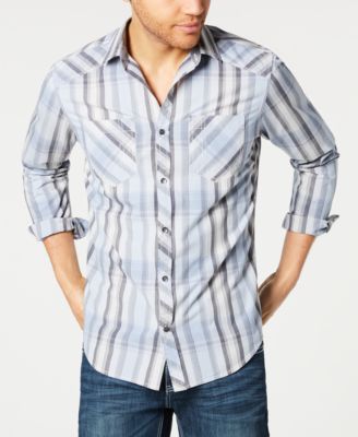 INC International Concepts - Men's Aaron Plaid Shirt