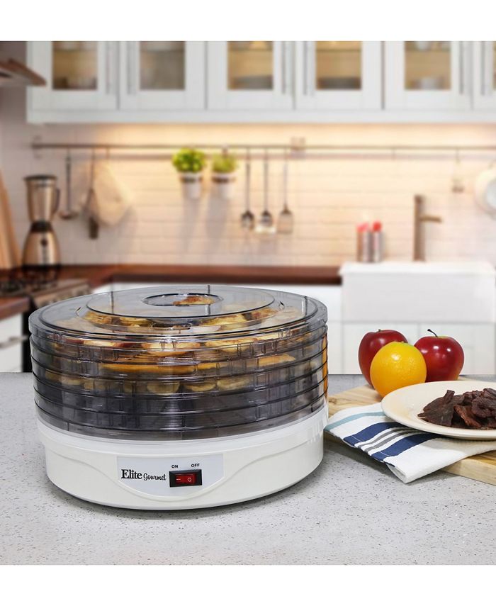 Elite Gourmet 5 Tray Rotating Food Dehydrator Macy