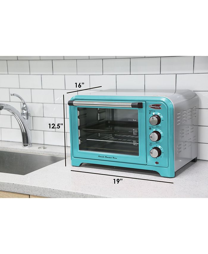 Elite Gourmet Americana by Elite 6 Slice, 26L Retro Toaster Oven Macy's