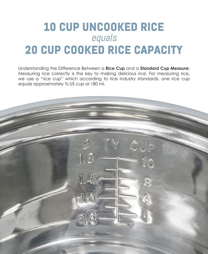 Elite Gourmet 20 Cup Rice Cooker - White, 1 ct - Ralphs