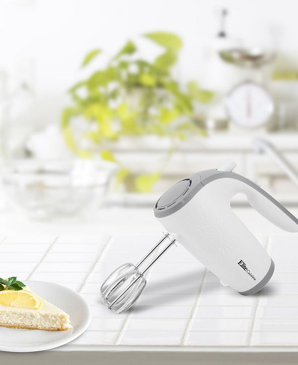 Elite by MaxiMatic Elite Cuisine 5 Speed Hand Mixer with Beater