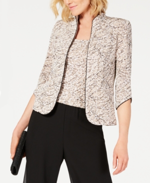 Alex Evenings Printed Jacket and Top Set Regular & Petite Sizes