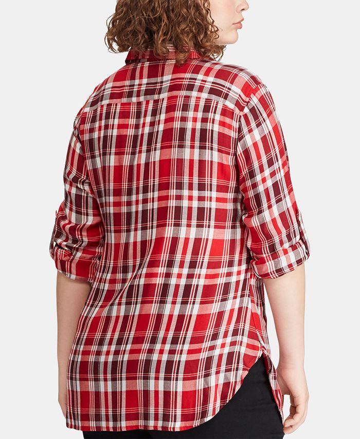 Lauren Ralph Lauren Plus Size ButtonDown Shirt Macy's