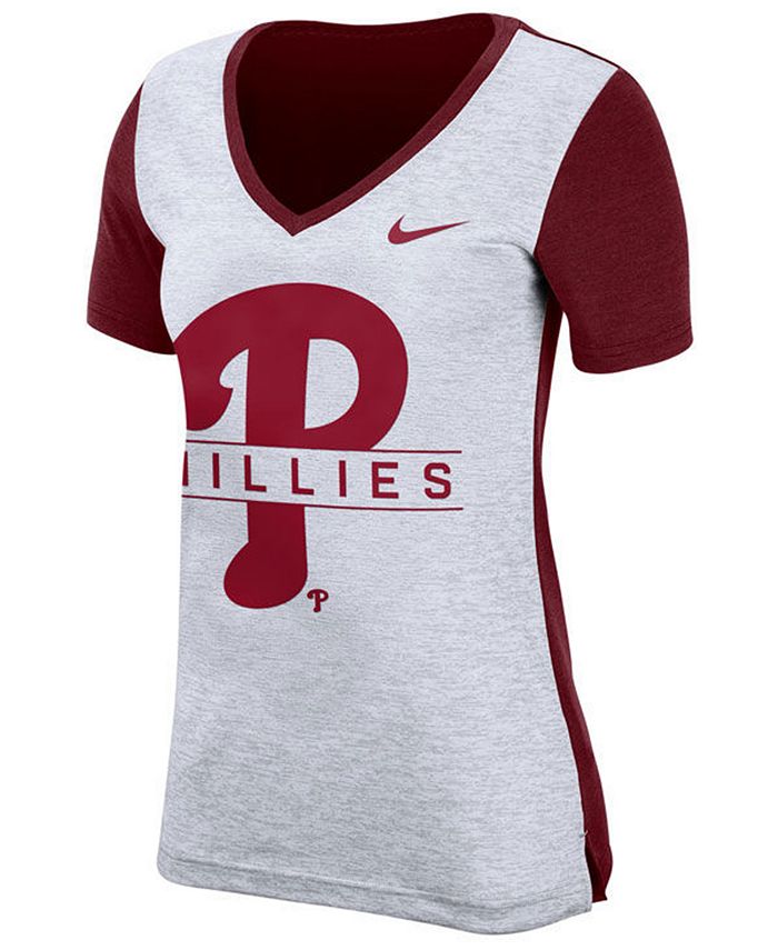 Nike Women's Philadelphia Phillies Dri-FIT Touch T-Shirt - Macy's