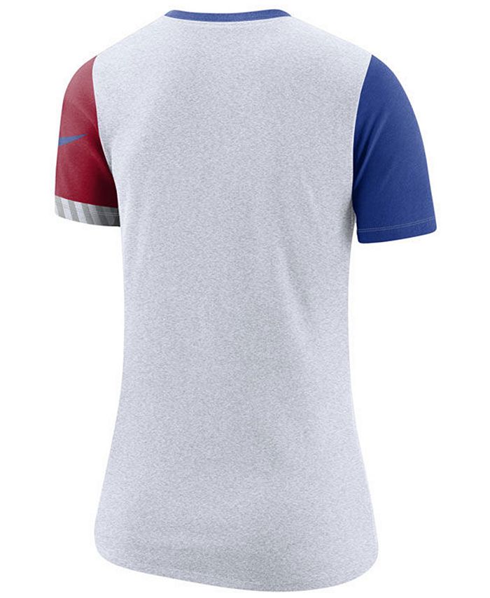 Nike Women's Texas Rangers Slub Logo Crew T-Shirt - Macy's