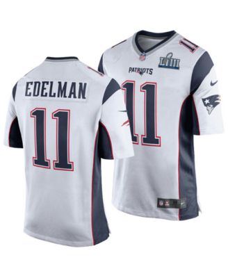 Nike New England Patriots No11 Julian Edelman Navy Blue Super Bowl LIII Bound Men's Stitched NFL Limited Rush Jersey
