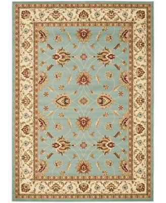 Lyndhurst LNH553 Blue and Ivory 8' x 11' Area Rug