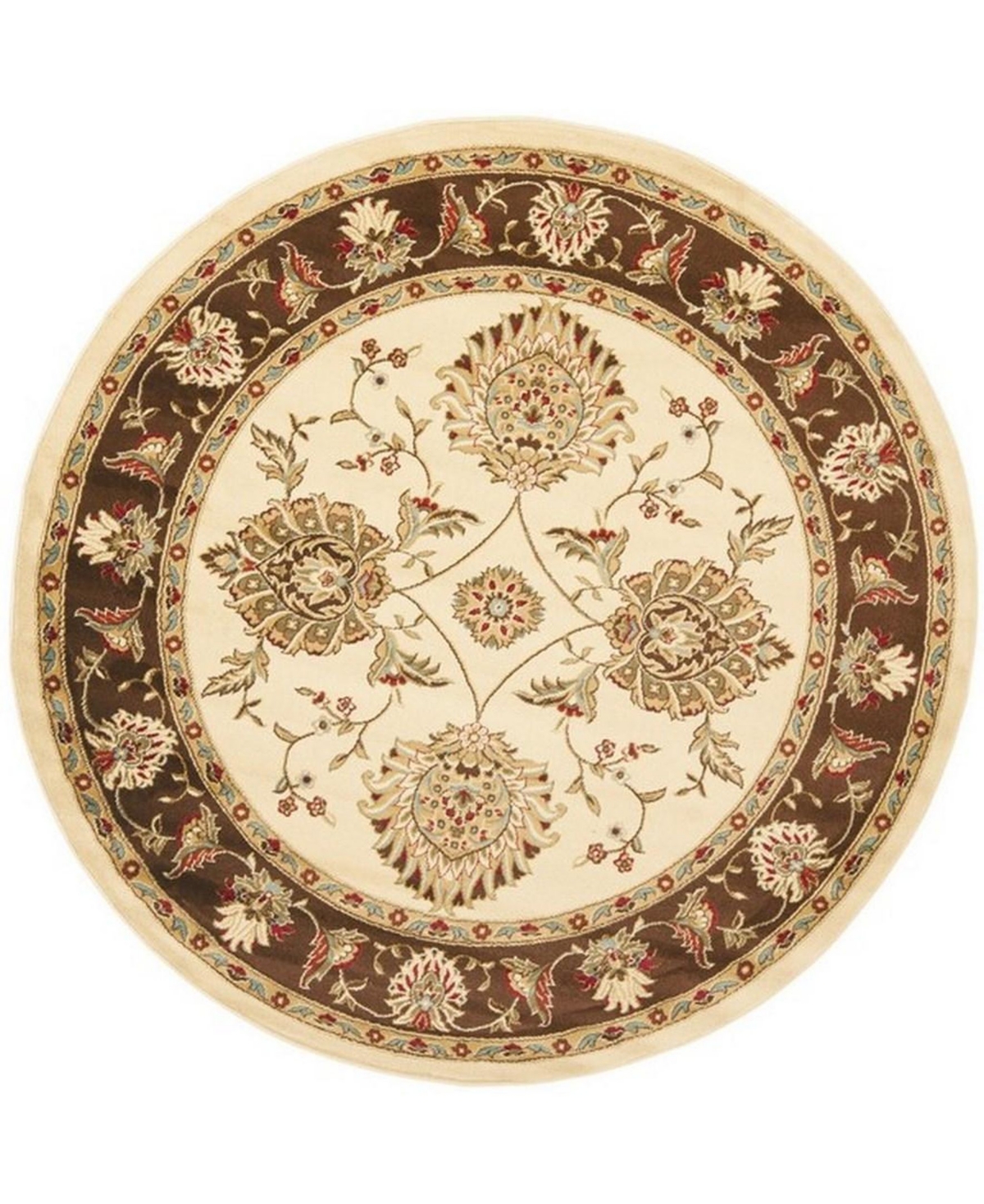 Safavieh Lyndhurst LNH555 Ivory and Brown 5'3