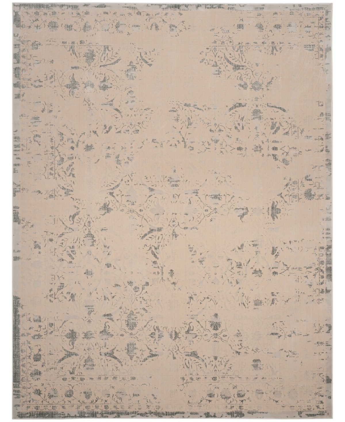 Safavieh Brilliance Cream and Light Blue 8' x 10' Area Rug - Cream / Li